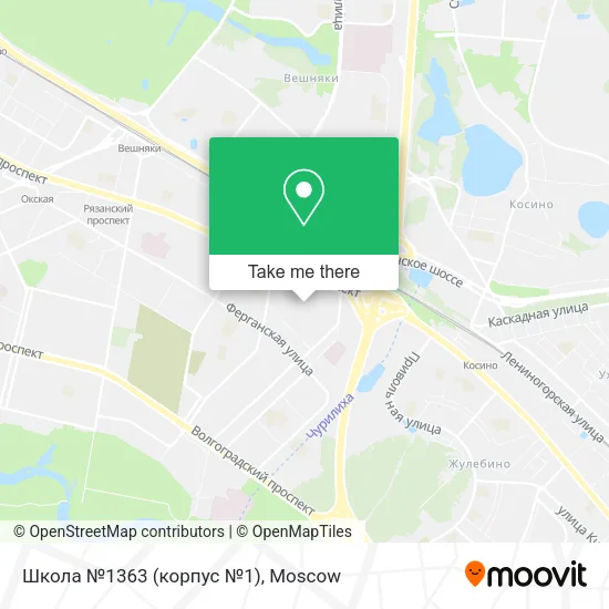 Школа №1363 (корпус №1) map