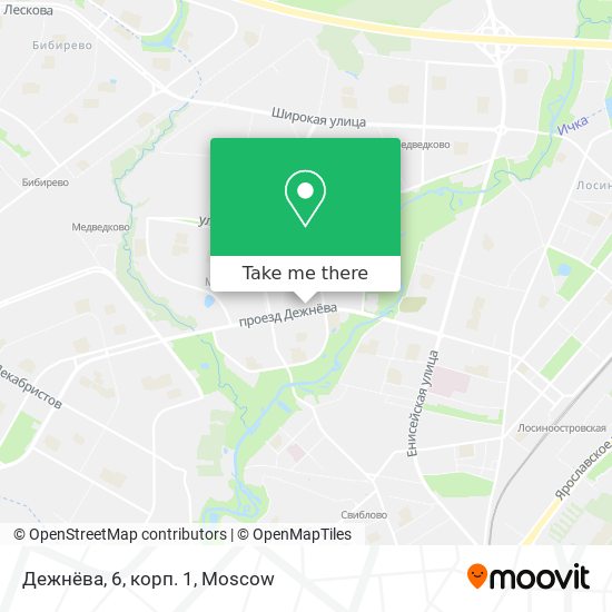 Дежнёва, 6, корп. 1 map