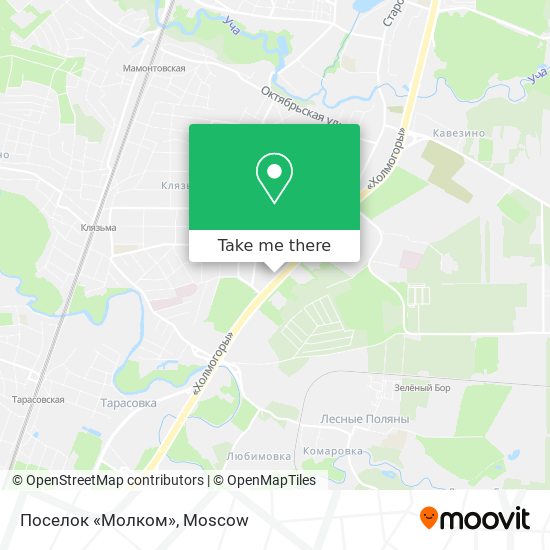 Поселок «Молком» map