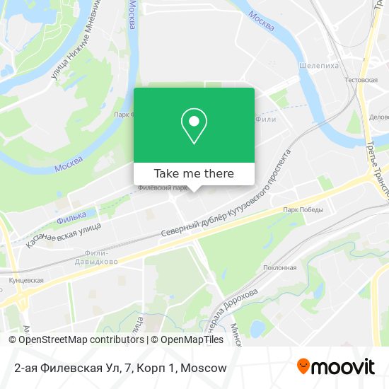 2-ая Филевская Ул, 7, Корп 1 map
