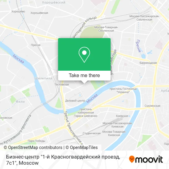 Бизнес-центр "1-й Красногвардейский проезд, 7с1" map