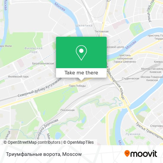 Триумфальные ворота map