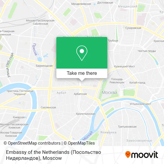 Embassy of the Netherlands (Посольство Нидерландов) map