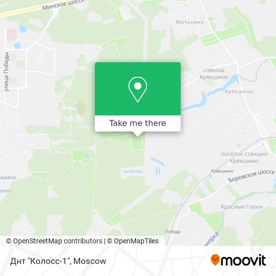Днт "Колосс-1" map