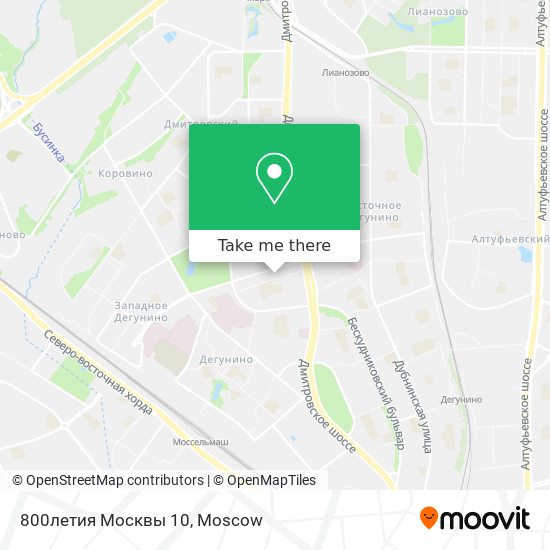 800летия Москвы 10 map