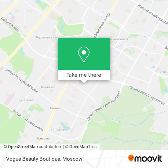 Vogue Beauty Boutique map