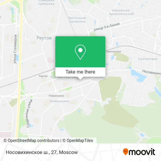 Носовихинское ш., 27 map