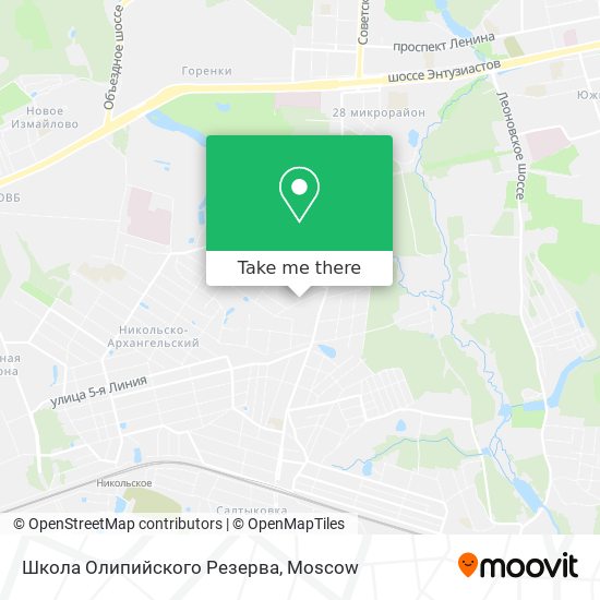 Школа Олипийского Резерва map