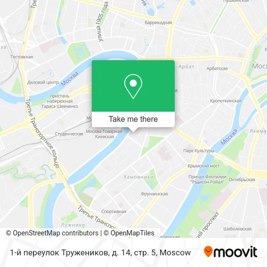 1-й переулок Тружеников, д. 14, стр. 5 map