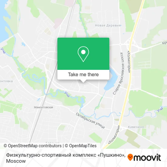Физкультурно-спортивный комплекс «Пушкино» map