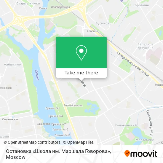 Остановка «Школа им. Маршала Говорова» map