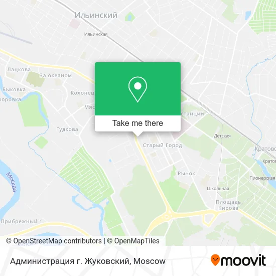 Администрация г. Жуковский map