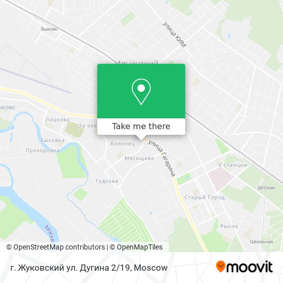 г. Жуковский ул. Дугина 2/19 map