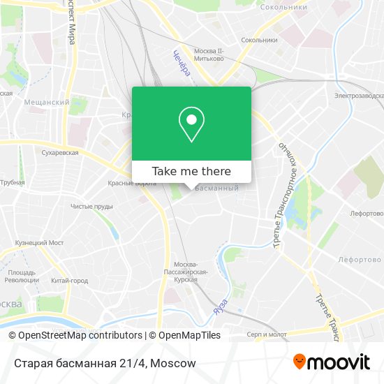 Старая басманная 21/4 map