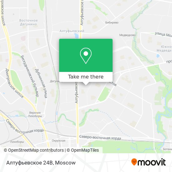 Алтуфьевское 24В map