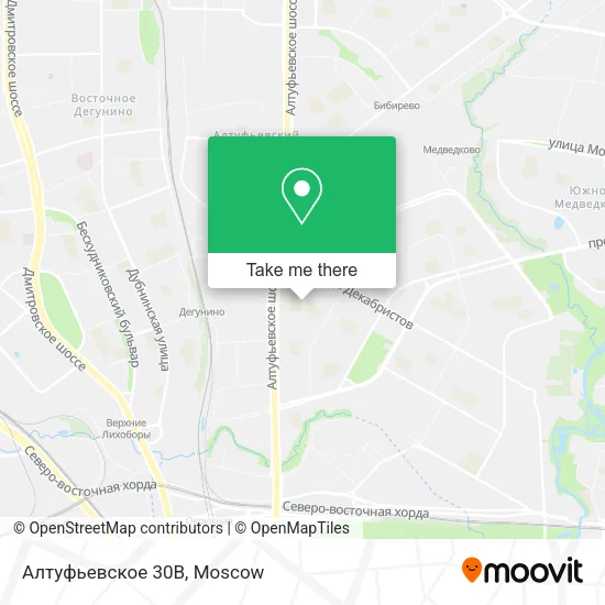 Алтуфьевское 30В map