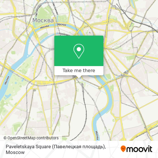 Paveletskaya Square (Павелецкая площадь) map