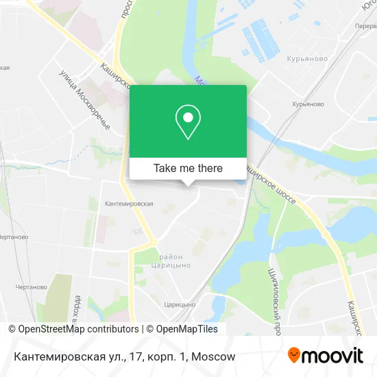 Кантемировская ул., 17, корп. 1 map