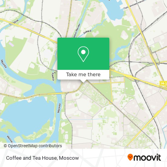 Coffee and Tea House map