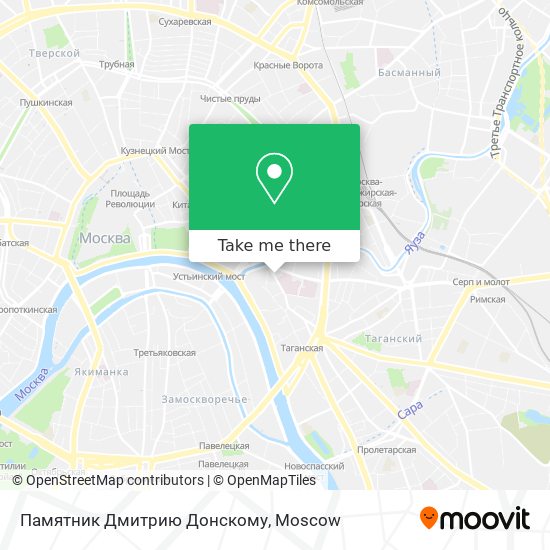 Памятник Дмитрию Донскому map