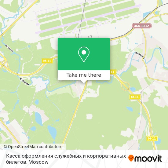 Касса оформления служебных и корпоративных билетов map