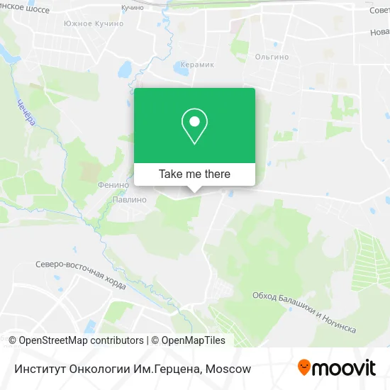Институт Онкологии Им.Герцена map
