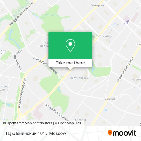 ТЦ «Ленинский 101» map