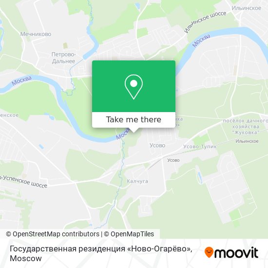 Государственная резиденция «Ново-Огарёво» map