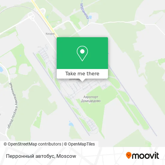 Перронный автобус map
