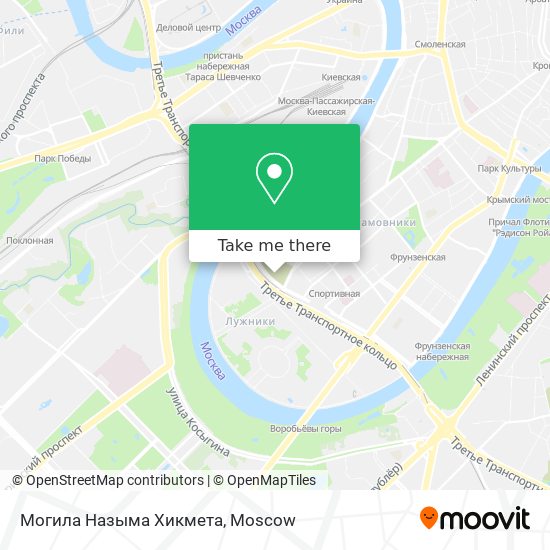 Могила Назыма Хикмета map