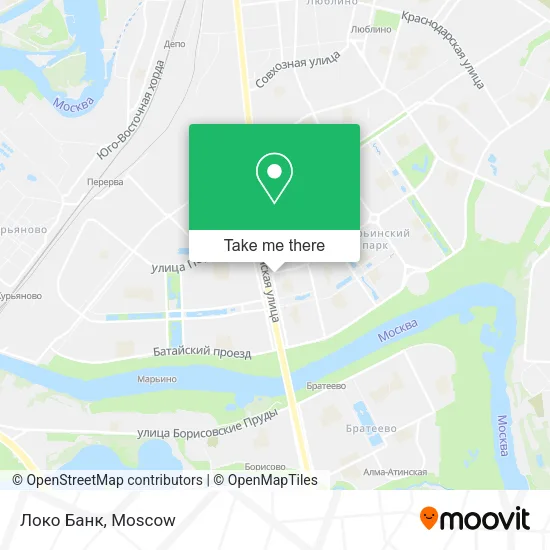 Локо Банк map