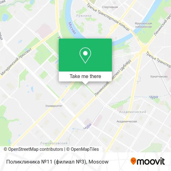 Поликлиника №11 (филиал №3) map
