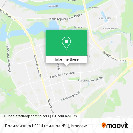 Поликлиника №214 (филиал №1) map