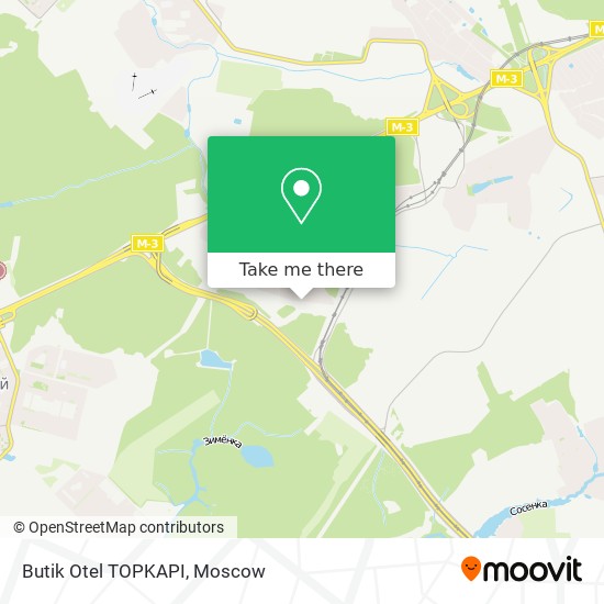 Butik Otel TOPKAPI map