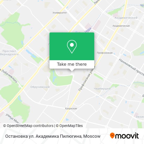 Остановка ул. Академика Пилюгина map