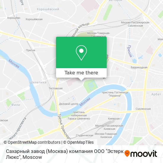 Сахарный завод (Москва) компания ООО "Эстерк Люкс" map