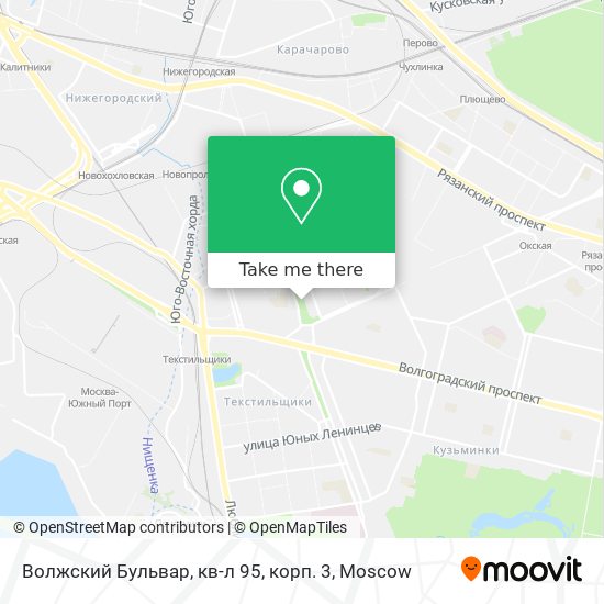 Волжский Бульвар, кв-л 95, корп. 3 map