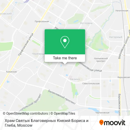Храм Святых Благоверных Князей Бориса и Глеба map