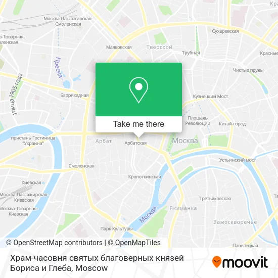 Храм-часовня святых благоверных князей Бориса и Глеба map