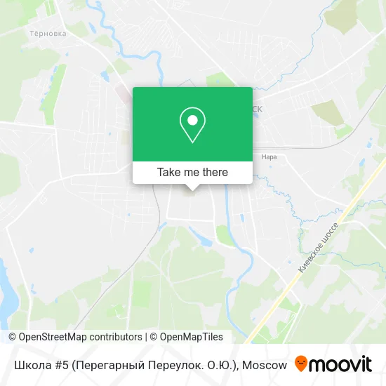 Школа #5 (Перегарный Переулок. О.Ю.) map