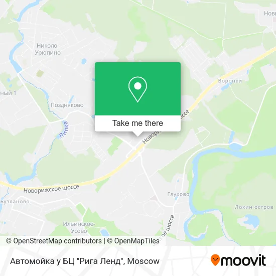 Автомойка у БЦ "Рига Ленд" map