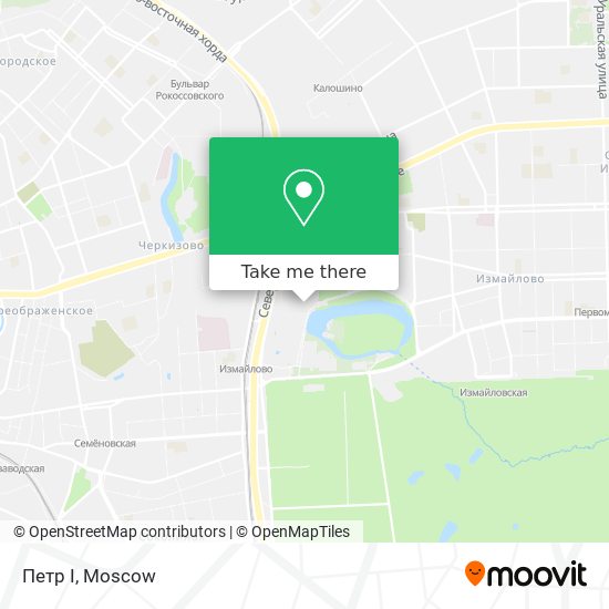 Петр I map