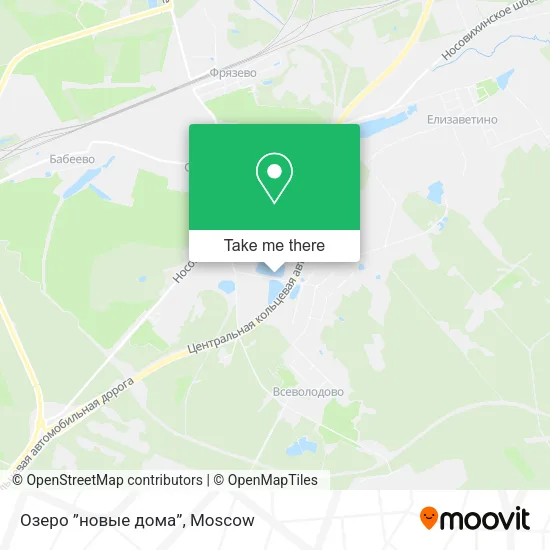 Озеро ”новые дома” map