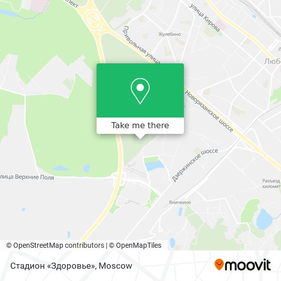 Стадион «Здоровье» map