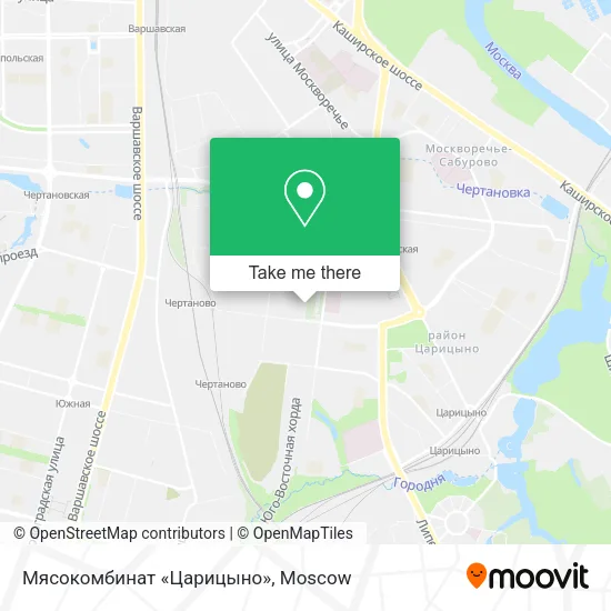 Мясокомбинат «Царицыно» map