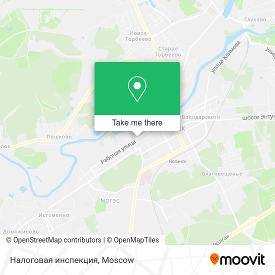 Налоговая инспекция map