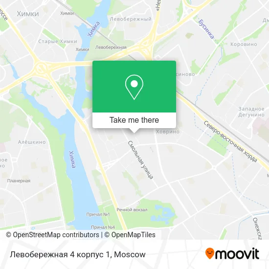 Левобережная 4 корпус 1 map