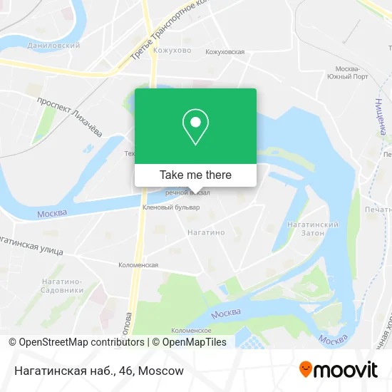 Нагатинская наб., 46 map