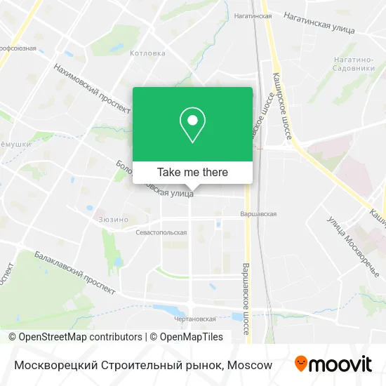 Москворецкий Строительный рынок map