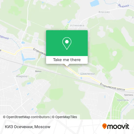 КИЗ Осеченки map